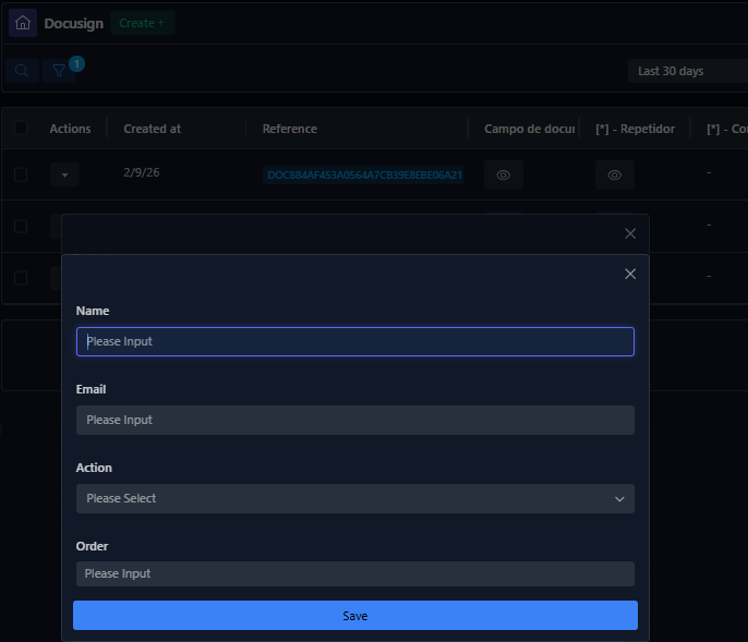 Integration Mapping and Configurator Action