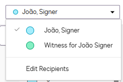 Participant Selection in DocuSign