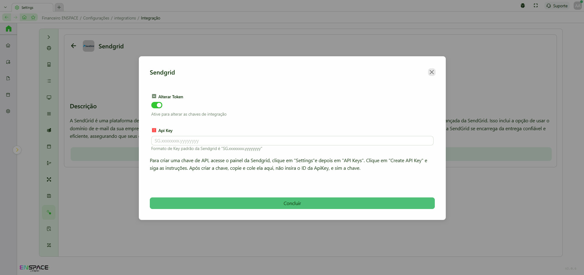 Integração WhatsApp