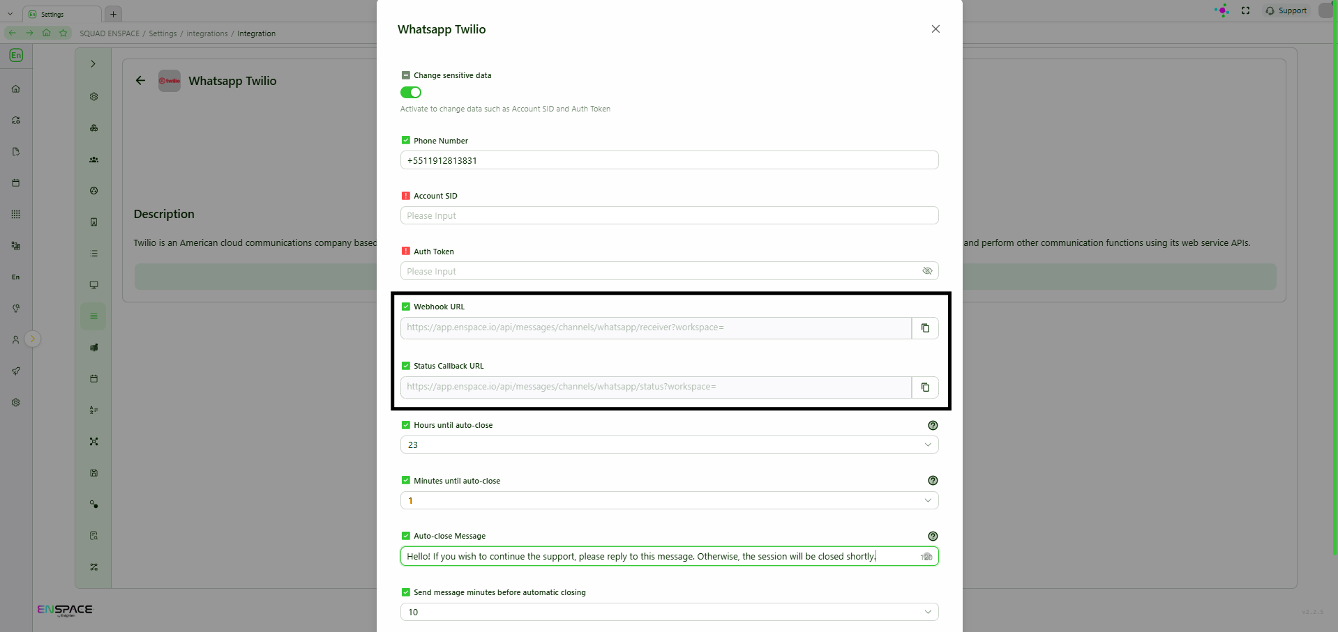 WhatsApp Integration