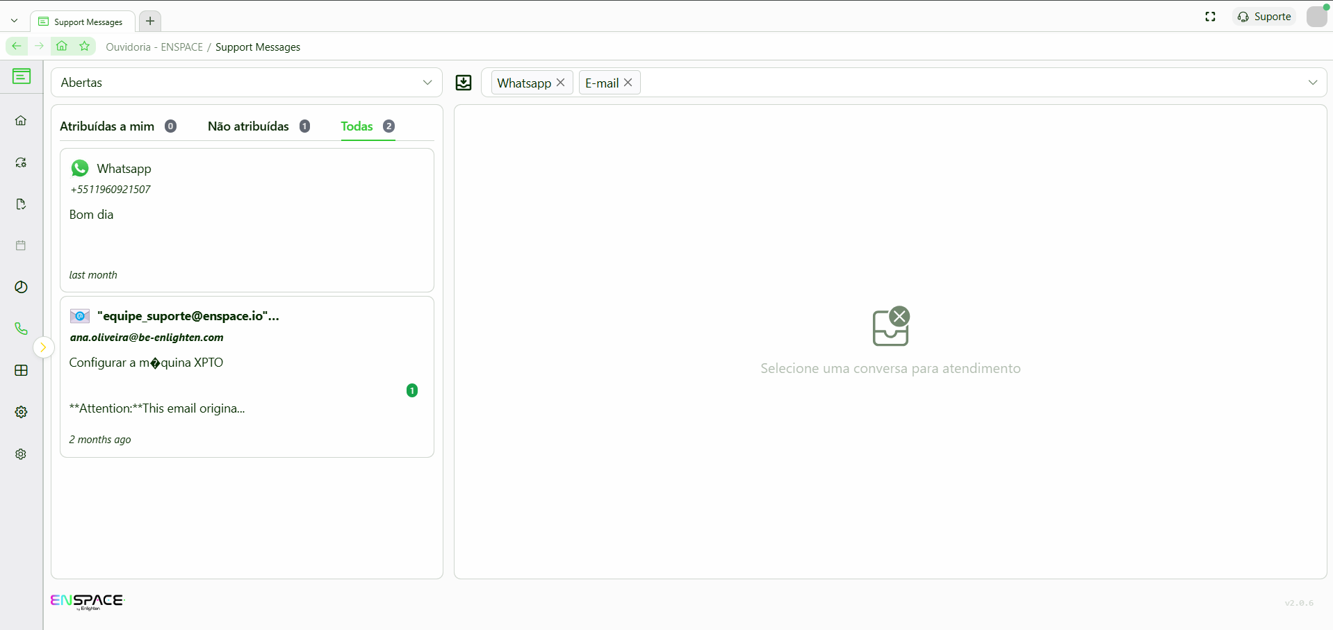 Integração WhatsApp